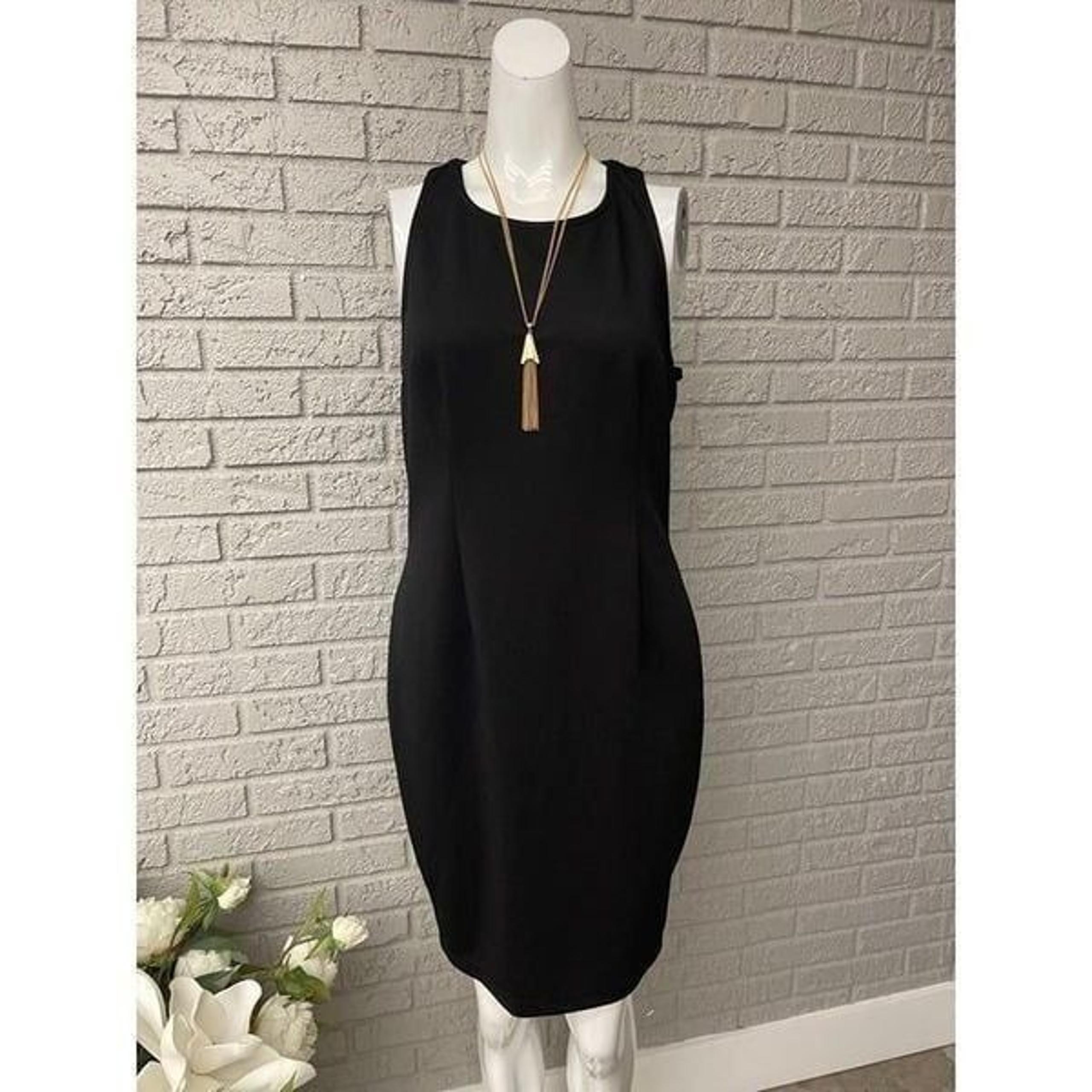 Ark & Co. Black Cut- Out Sleeveless Dress Size L
