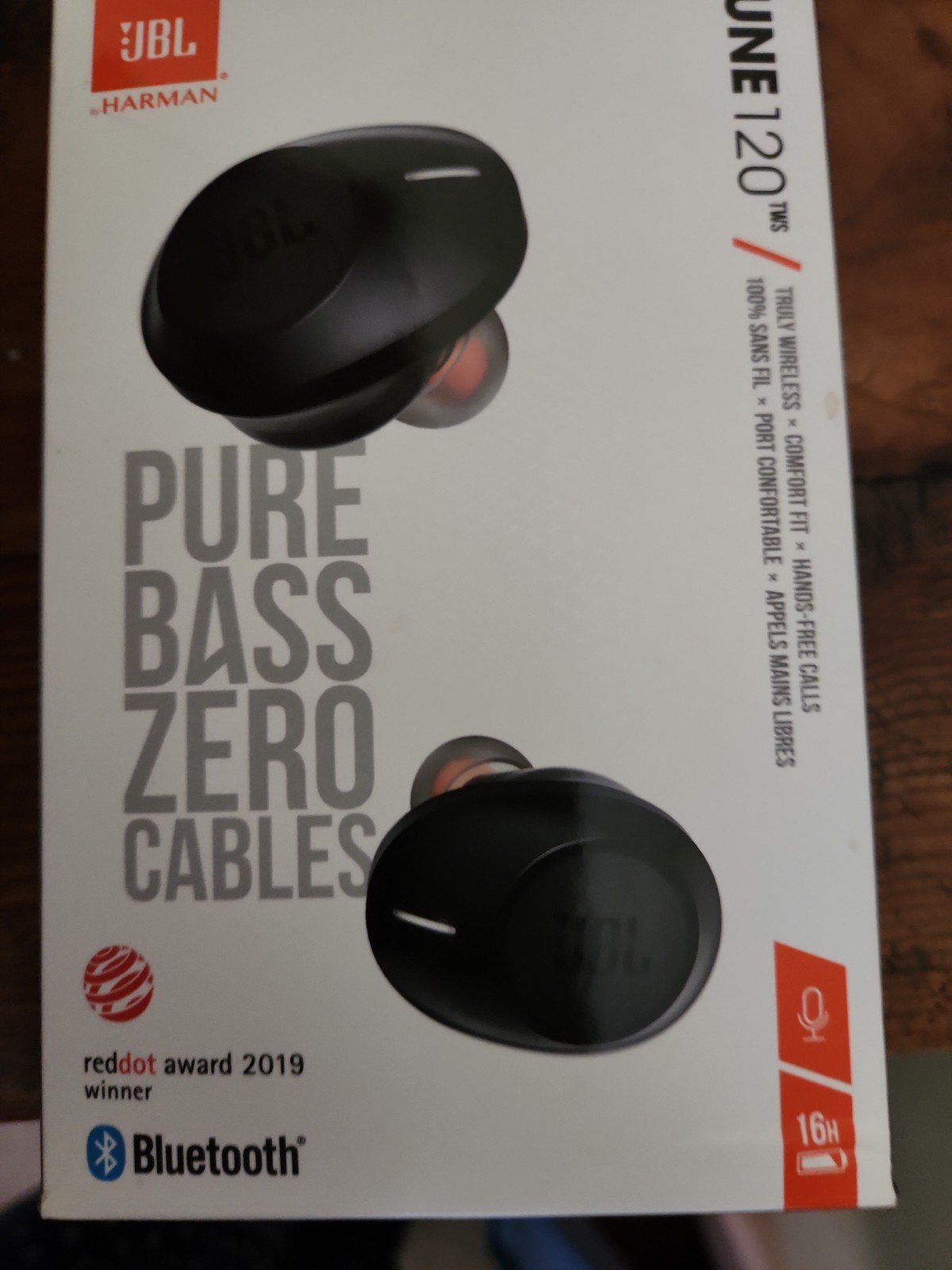 JBL wireless earbuds