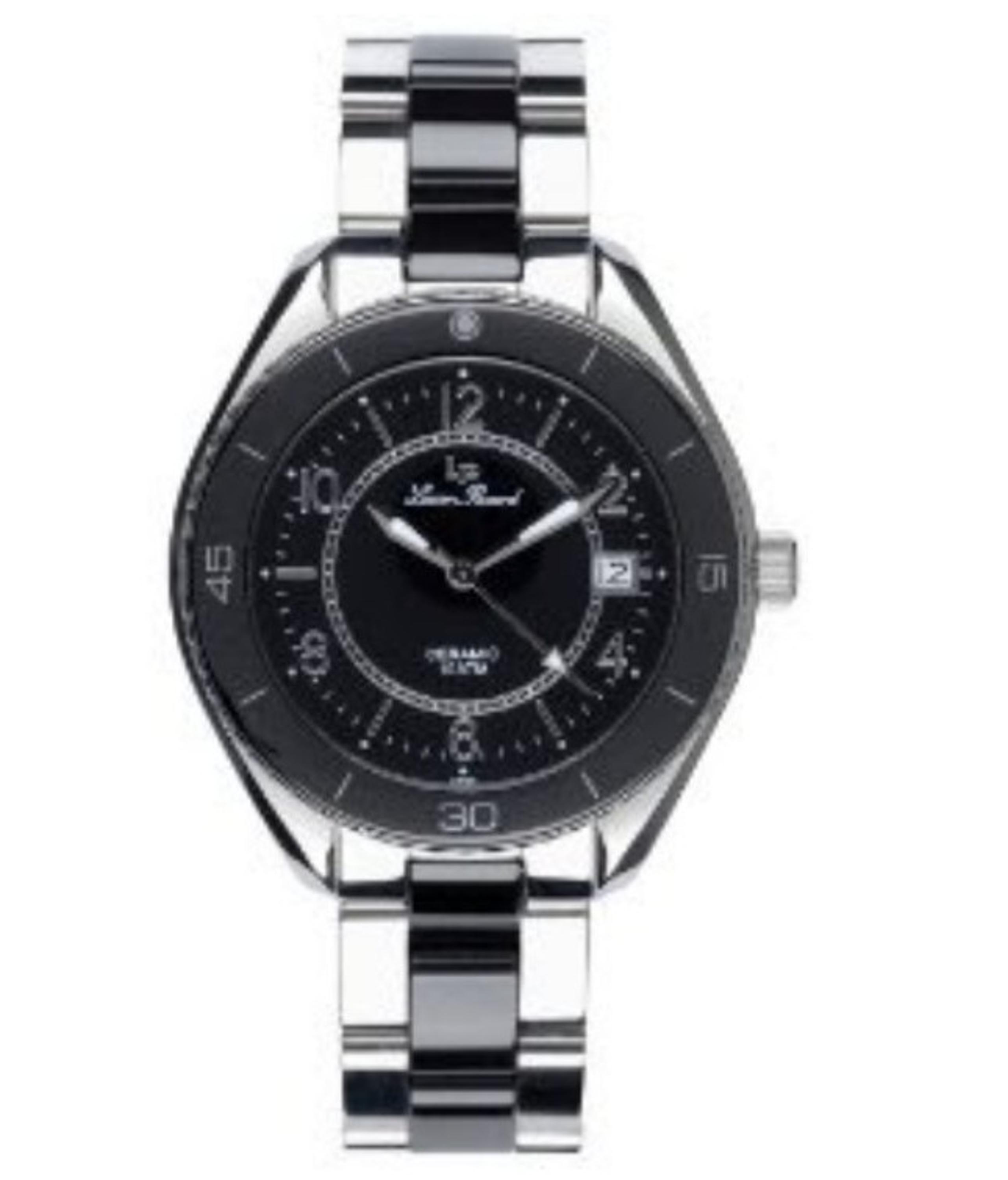 Lucien Piccard Men's Stainless Steel-Ceramic Watch 26584BK