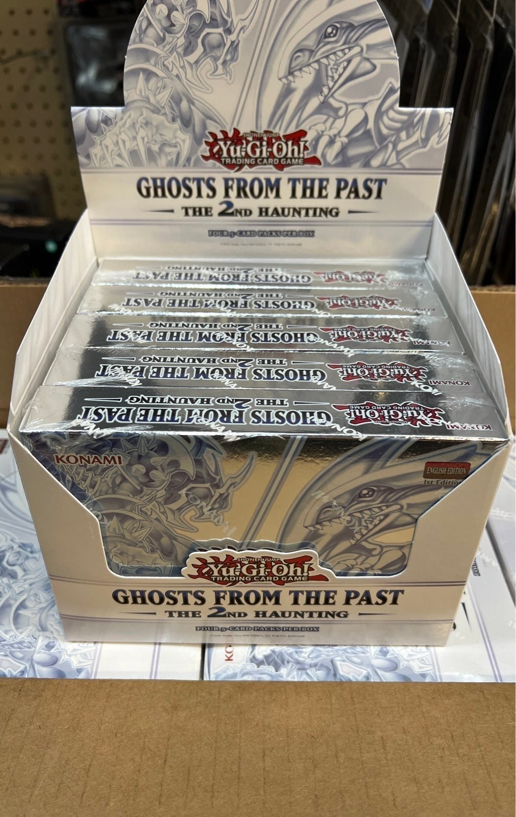 4x Ghosts From the Past The 2nd Haunting Booster Box 1st Edition 4 Pack Mini Box