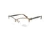 New VERSACE Frames Half Rimless Bronze Women's Eyeglasses 1228 1361 53-17-140