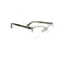 New VERSACE Frames Half Rimless Bronze Women's Eyeglasses 1228 1361 53-17-140