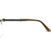 New VERSACE Frames Half Rimless Bronze Women's Eyeglasses 1228 1361 53-17-140