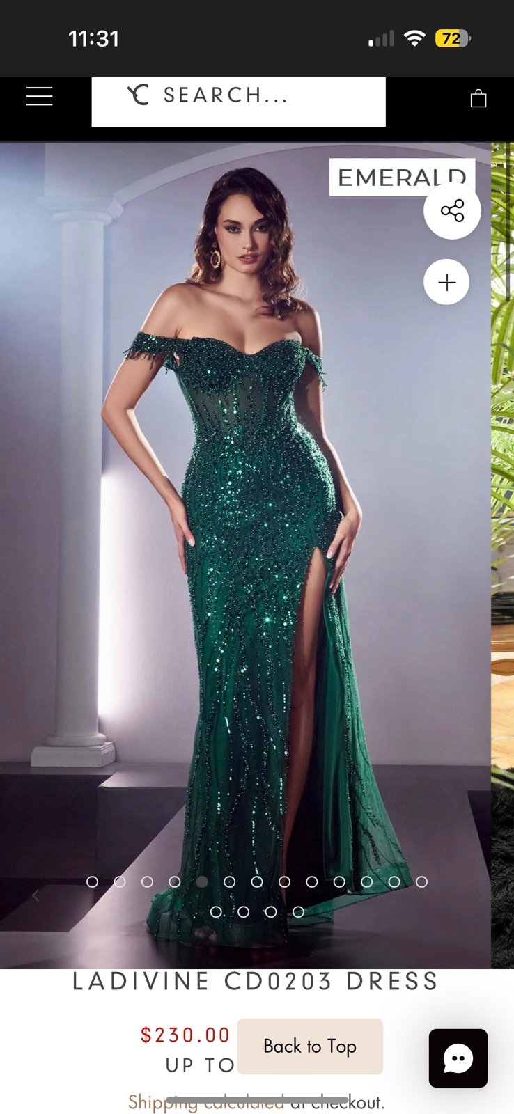 Ladivine CD0203 prom dress
