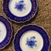 Antique W. H. Grindley Flow Blue Saucer (3)