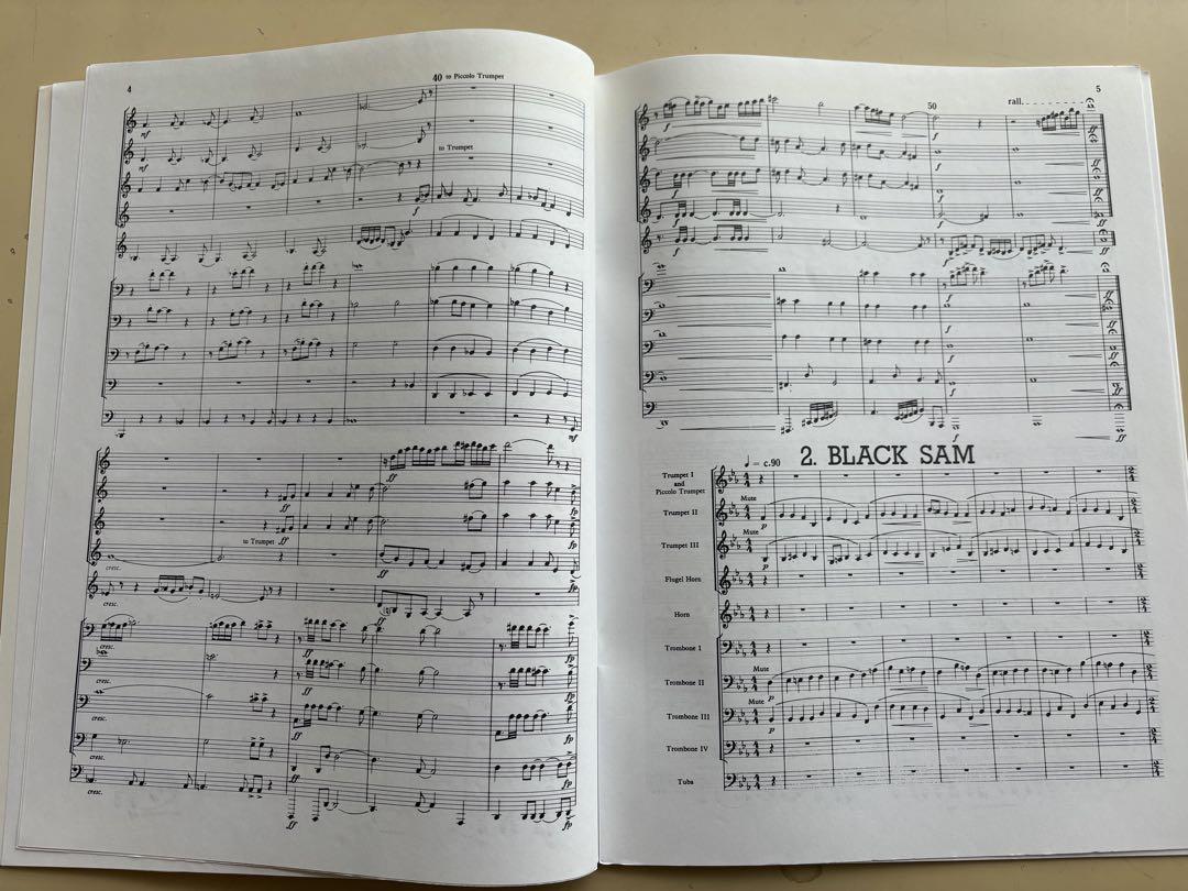 Brass Band Score】Just Brass No. 37 Three Brass Cats
