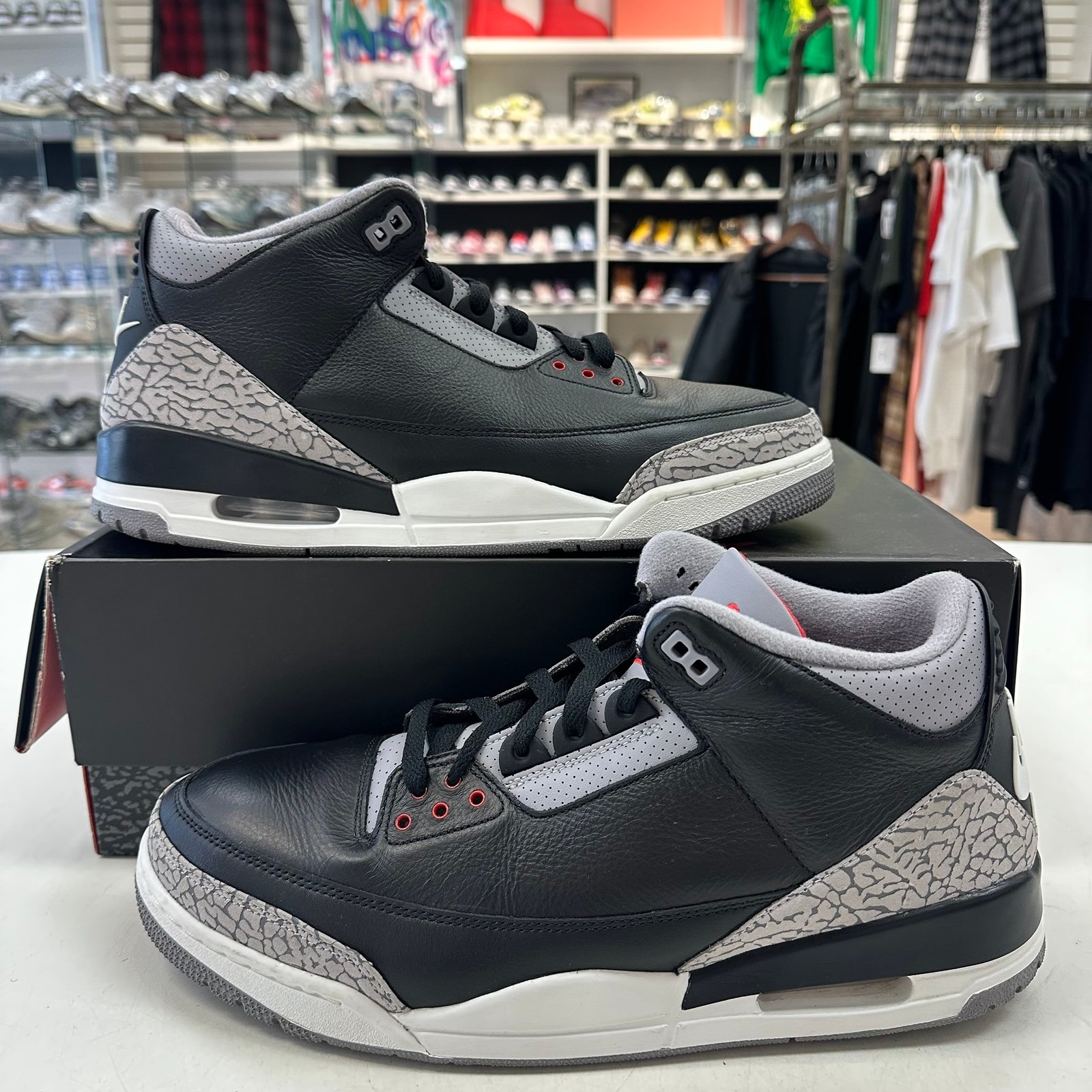 Size 13 - Air Jordan 3 Retro OG 2024 Black Cement DN3707-010