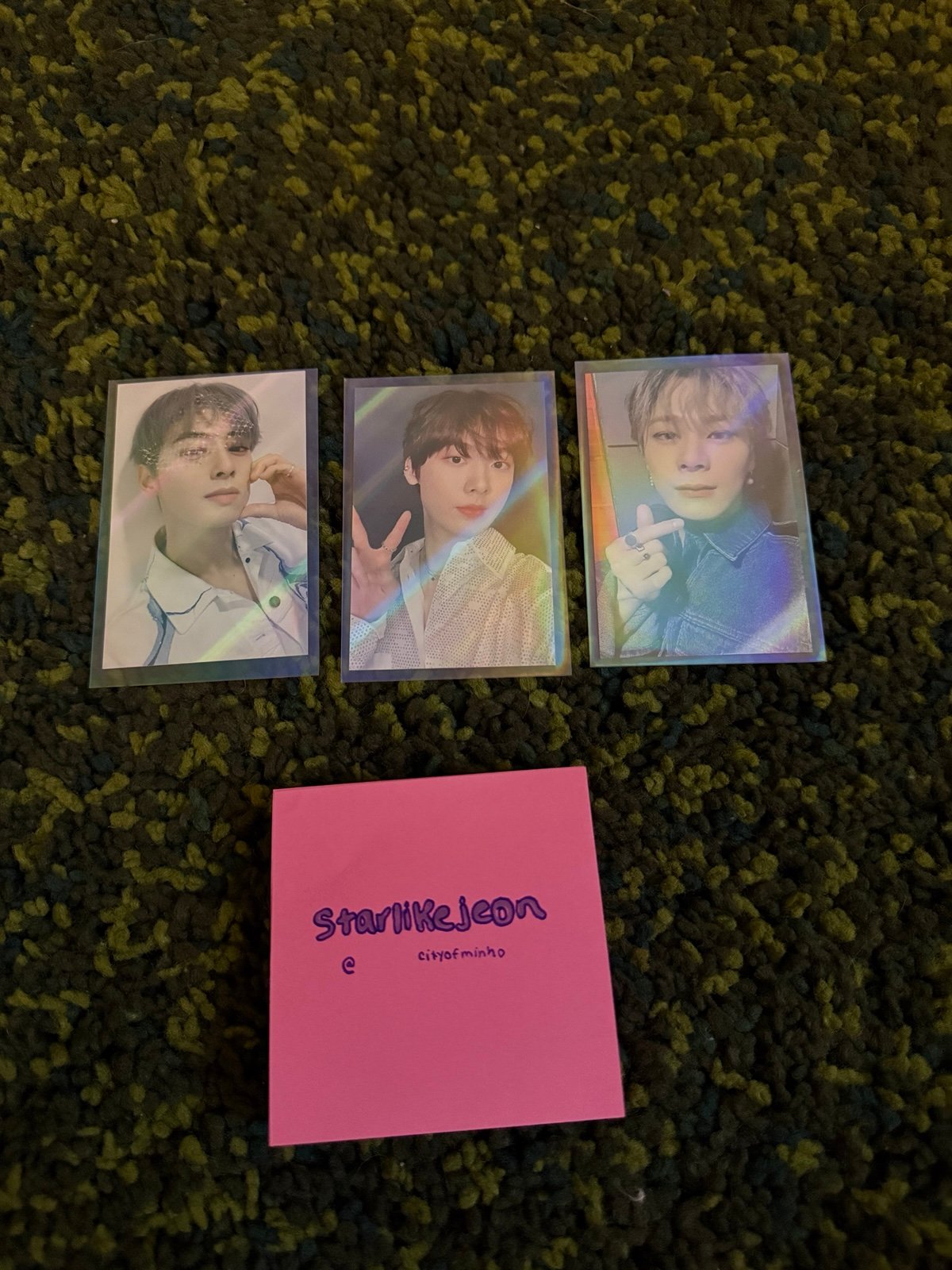 Astro Holographic Withdrama Photocard Bundle