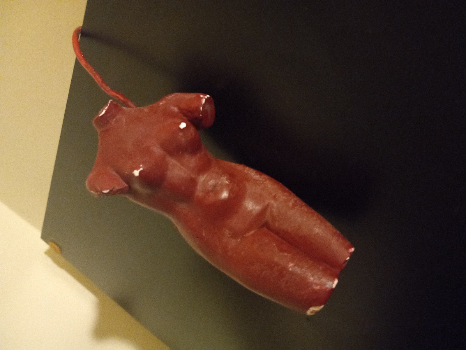 Female torso fiberglass sculpture by Jeff Price