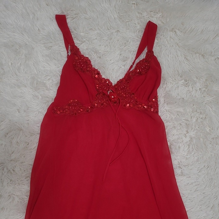 Lucie Ann Chiffon Nightgown Size Medium