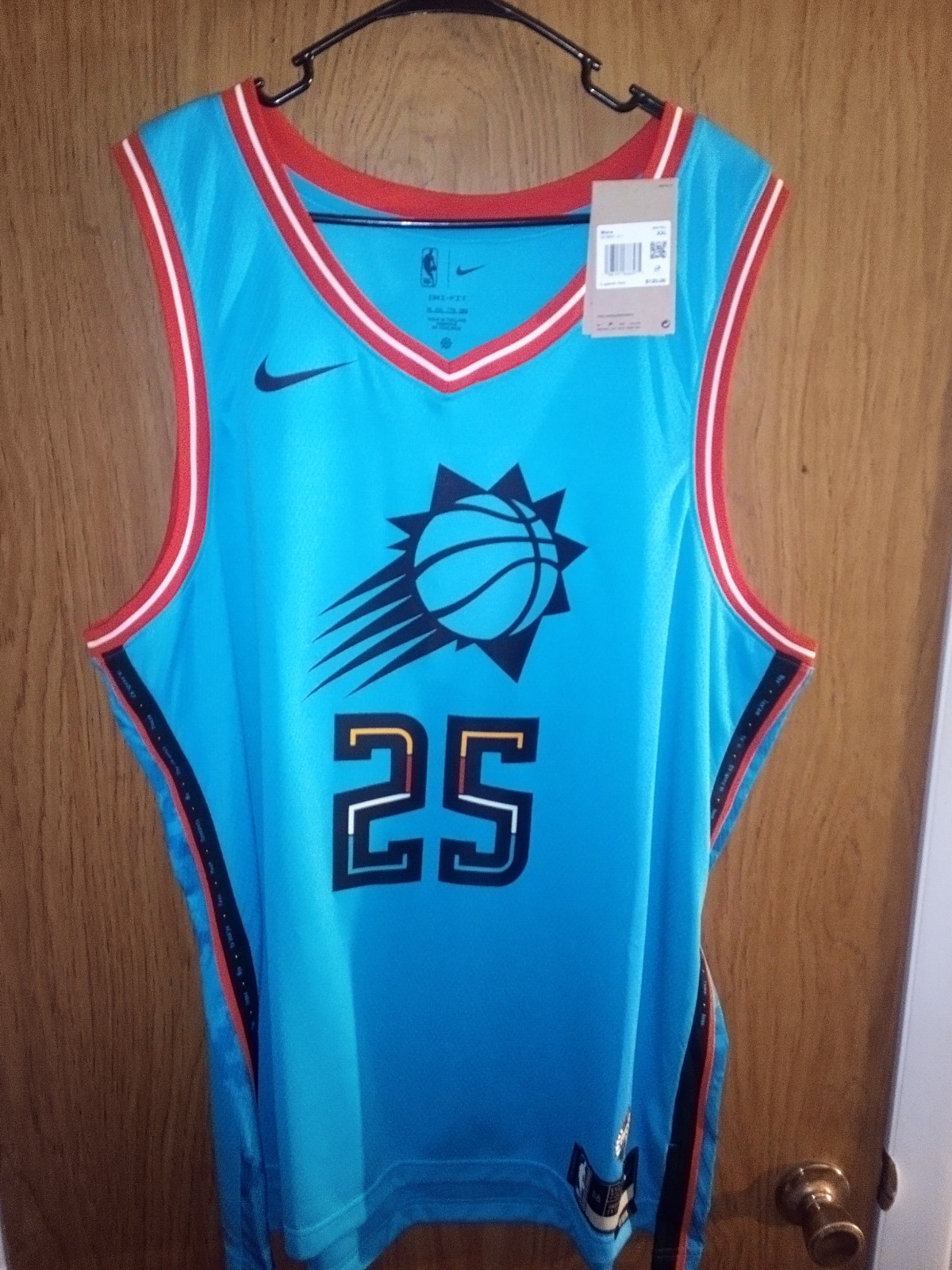 Mikal Bridges Phoenix Suns Nike city edition jersey Men's size 2XL (NWT)