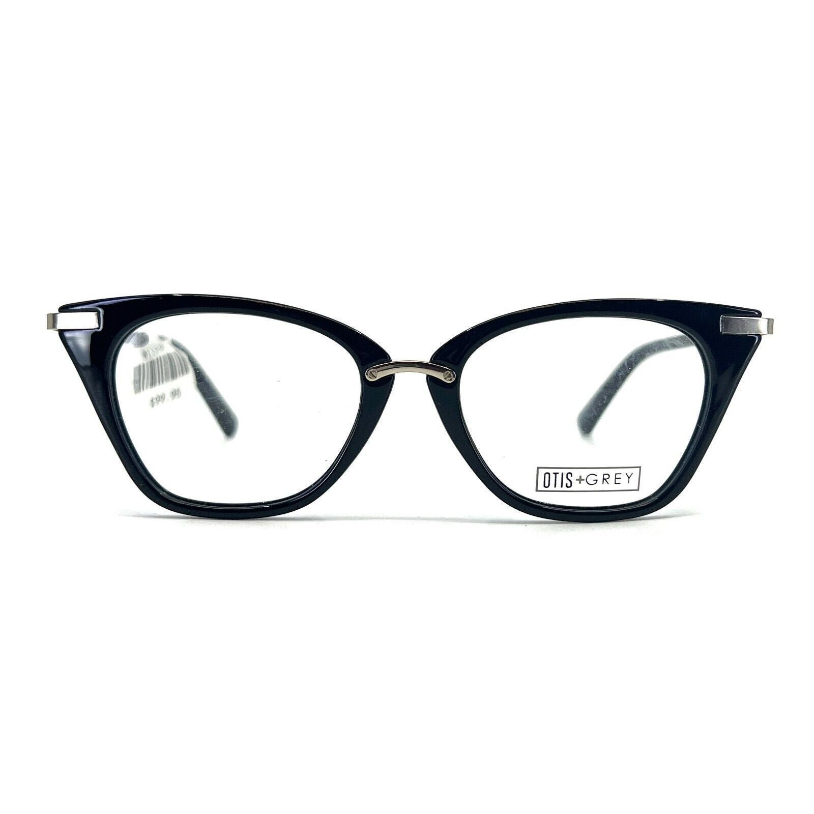 OTIS+GREY OG 7017 BK Black Cat Eye Womens gold Eyeglasses Frames 49-17-135