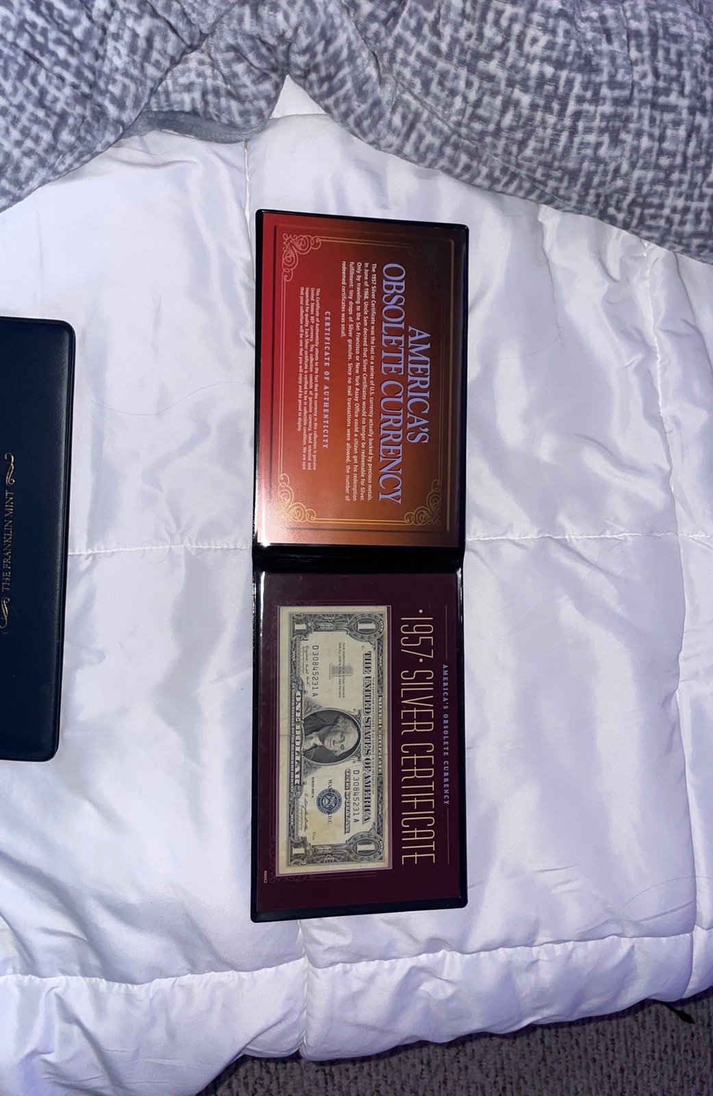 1957 silver dollar bill