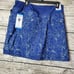 CYPRESS CLUB PULL ON SKIRT WITH BUILT SHORTS Medieval Blue SIZE L NWT NEW