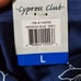 CYPRESS CLUB PULL ON SKIRT WITH BUILT SHORTS Medieval Blue SIZE L NWT NEW