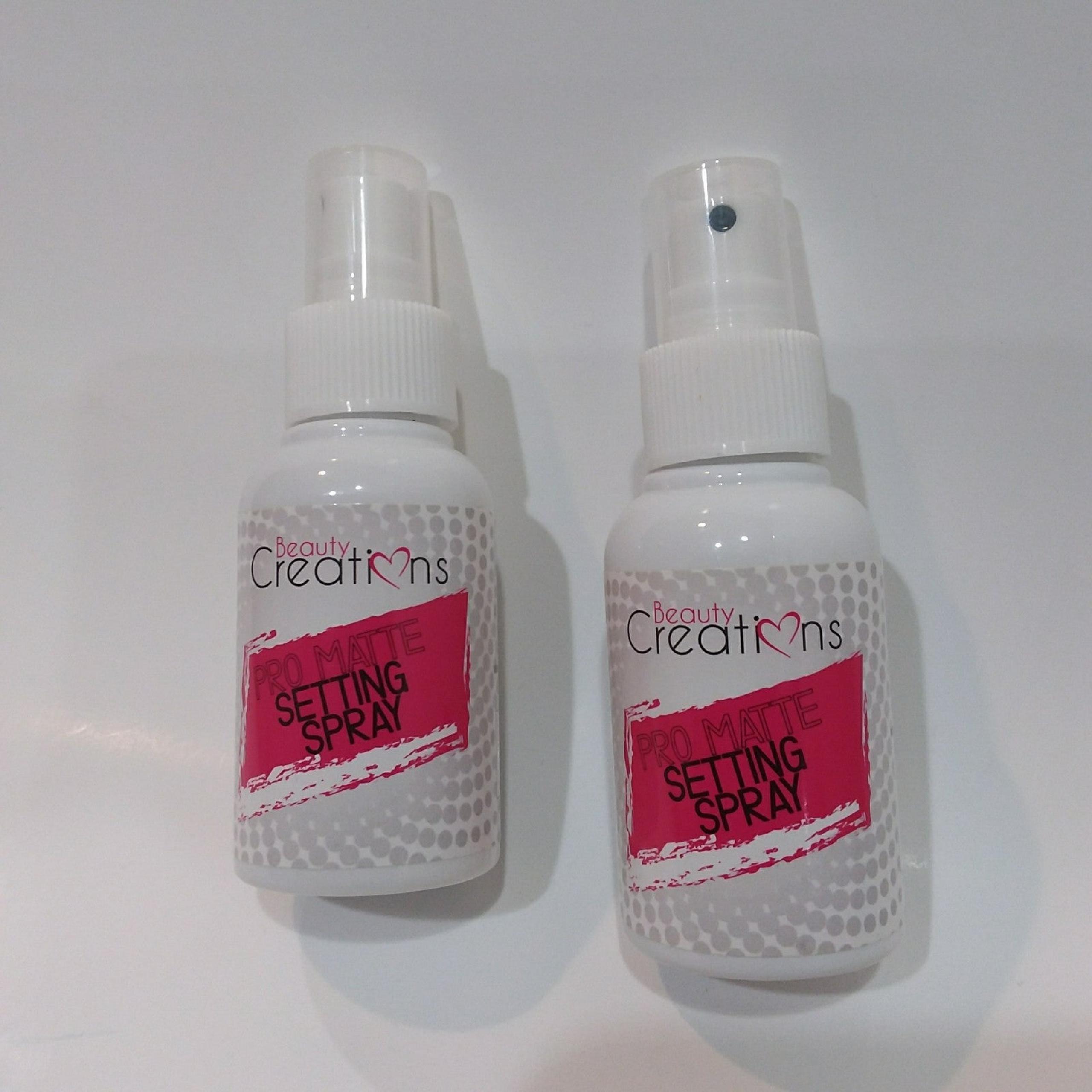Beauty Creations setting spray pro matte Red - BEAUTY CREATIONS COSMETICS