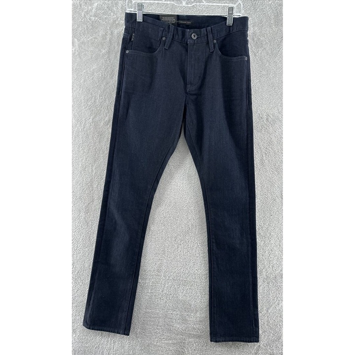 John Varvatos Bowery Slim Straight Washed Black Jeans Mens Size 29x33