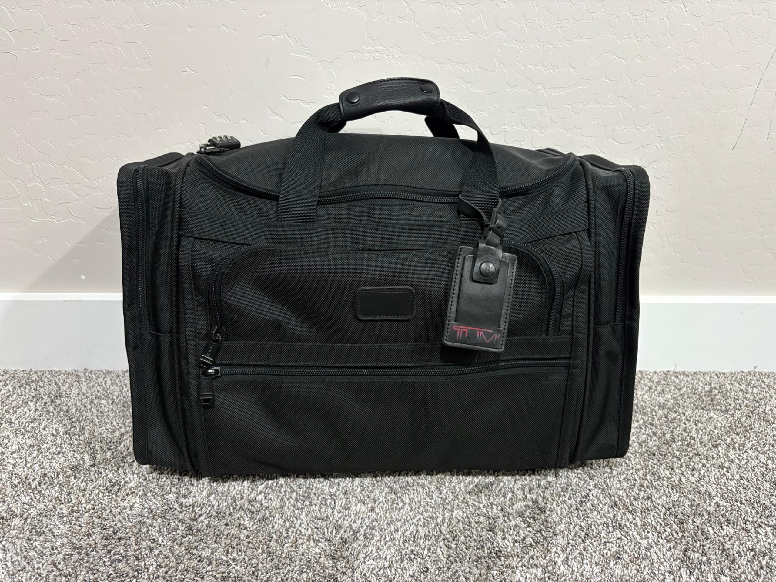 ‘Alpha’ Black Nylon 2-Wheeled Weekender Carry-On - 2254D3 - Tumi