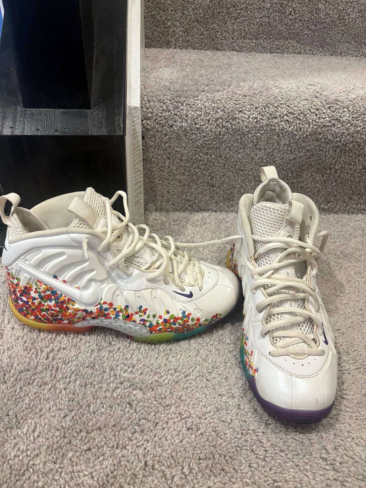 Size 6Y (GS) Toddler - Nike Foamposite Fruity Pebbles (644792-101)