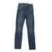 Mother High Waisted Looker Ankle Skinny Jeans Womens 23 Blue Stretch Bohemian