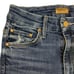 Mother High Waisted Looker Ankle Skinny Jeans Womens 23 Blue Stretch Bohemian