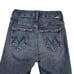 Mother High Waisted Looker Ankle Skinny Jeans Womens 23 Blue Stretch Bohemian