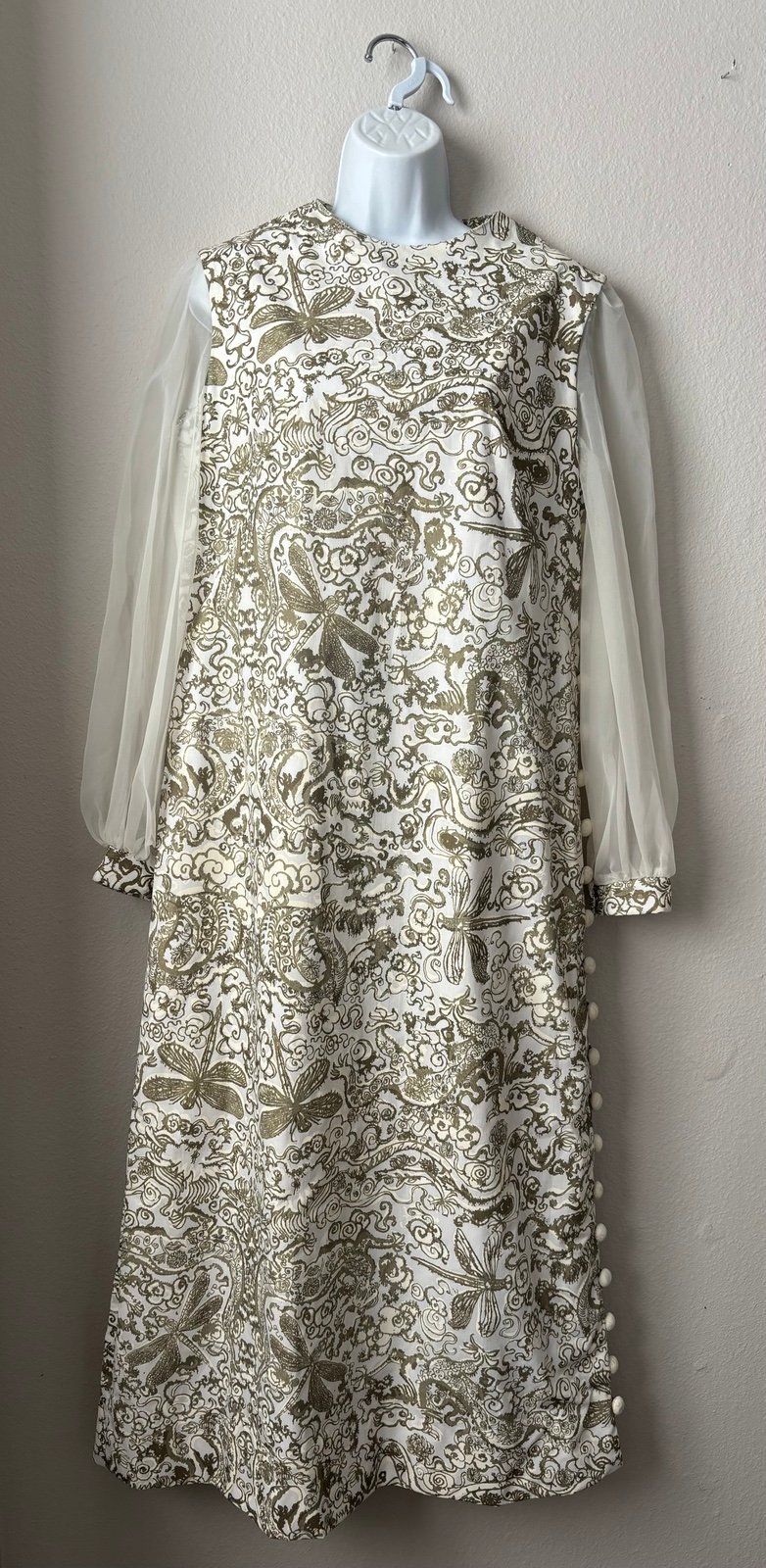 Vintage 1960’s Vanda Key West hand print fashions dress sz 14