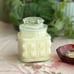 Vintage Square Bubble Jar Soy Candle Dragons Blood
