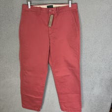 J. Crew Pants Mens 32x30 Salmon 1450 Relaxed Chino Business Slacks Cotton NWT
