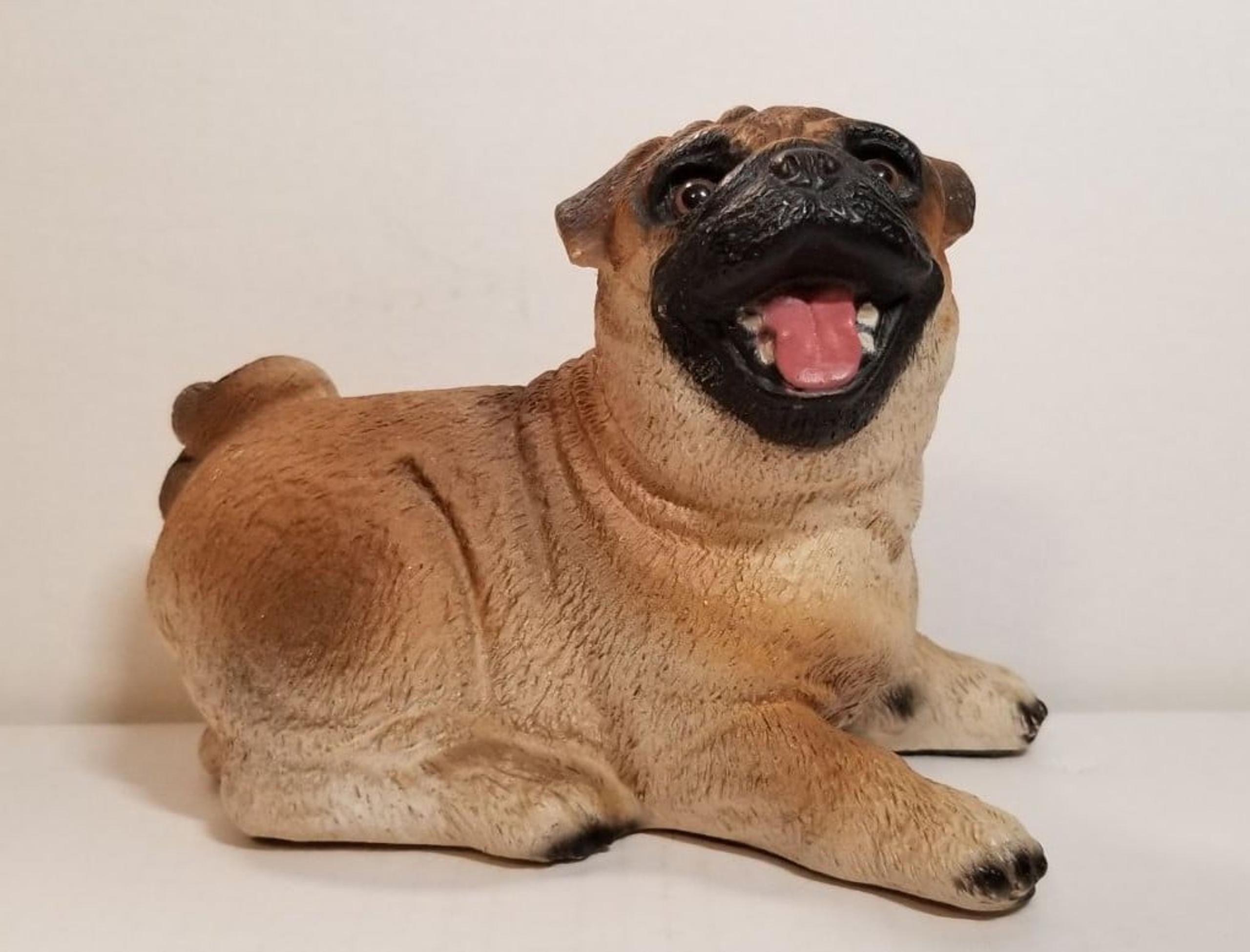 1997 Home Interiors Vintage Pug Statue