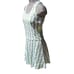 Boast Court White Green Floral Toile Racerback Sleeveless Tennis Dress Small