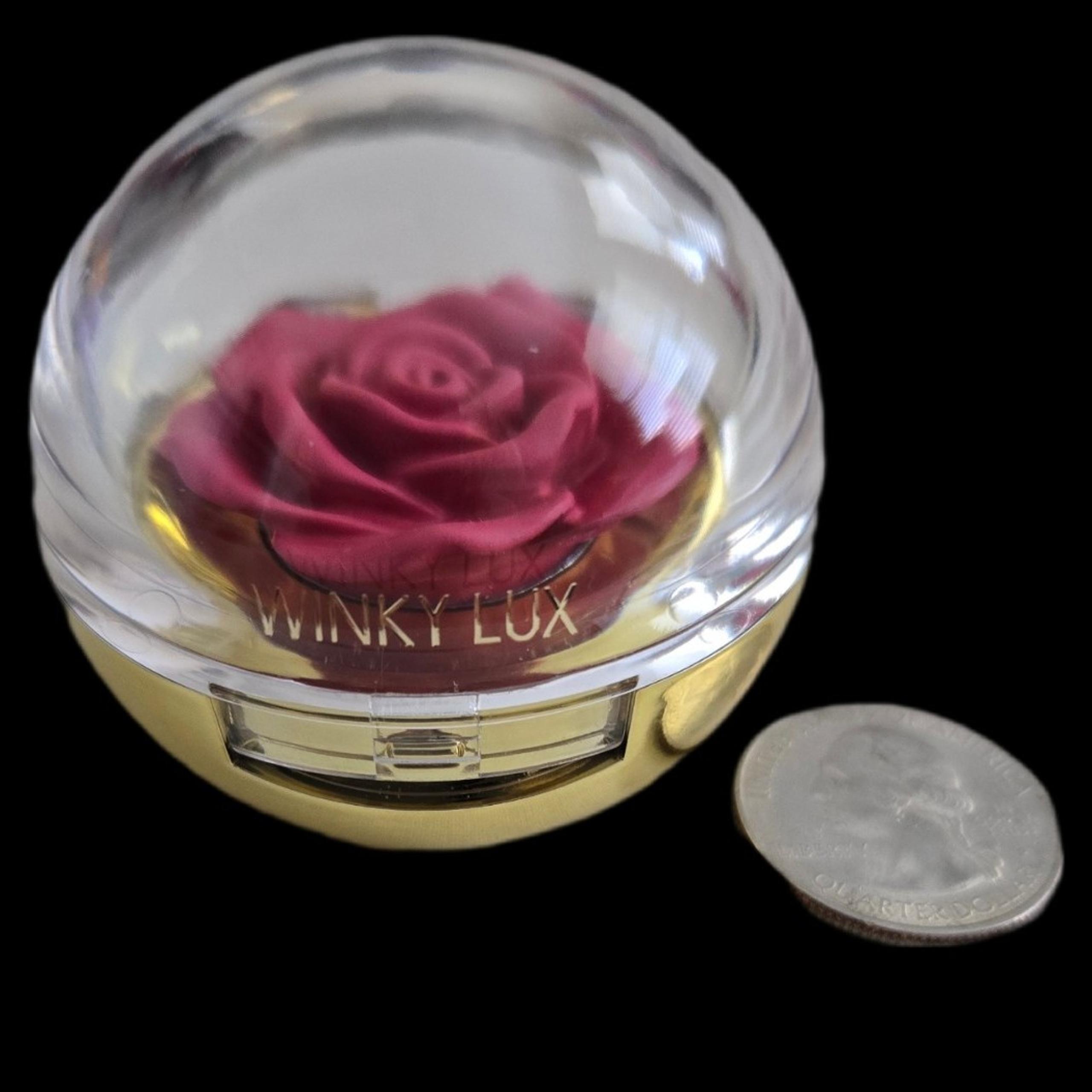 WINKY LUX Cheeky Rose Cream Blush Fliptop Sphere DODGY: Neutral Mauve NEW NO BOX
