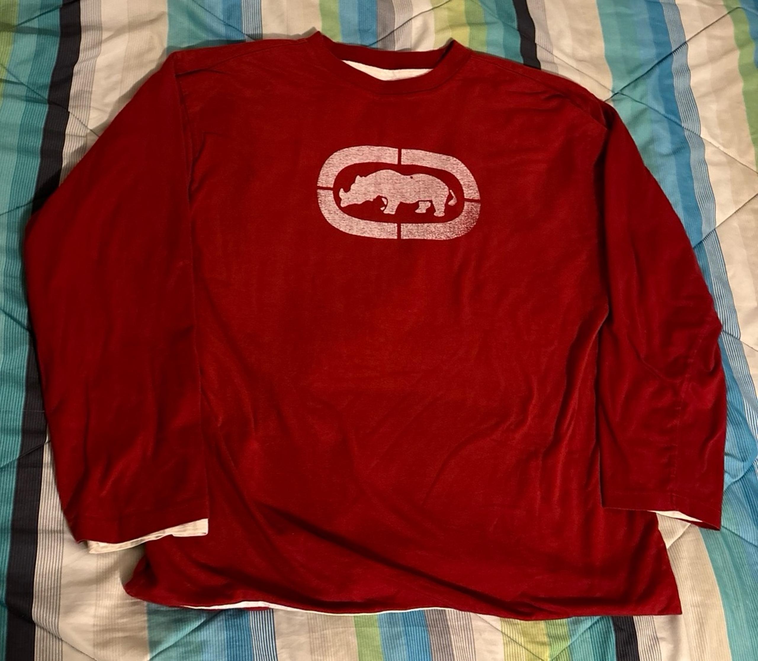 Ecko UNLTD. Reversible Red & White Sweater