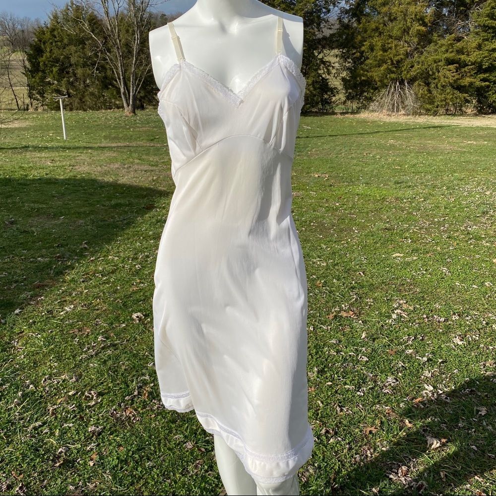 Vintage JC Penney Nylon Slip 36A