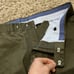 Epaulet Los Angeles Pleated Trousers Lightweight Green Pants 35x34