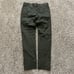 Epaulet Los Angeles Pleated Trousers Lightweight Green Pants 35x34