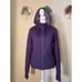 Lululemon Purple Peacock Feather Full Zip Reversible Hoodie Jacket Size 8