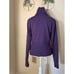 Lululemon Purple Peacock Feather Full Zip Reversible Hoodie Jacket Size 8