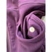 Lululemon Purple Peacock Feather Full Zip Reversible Hoodie Jacket Size 8