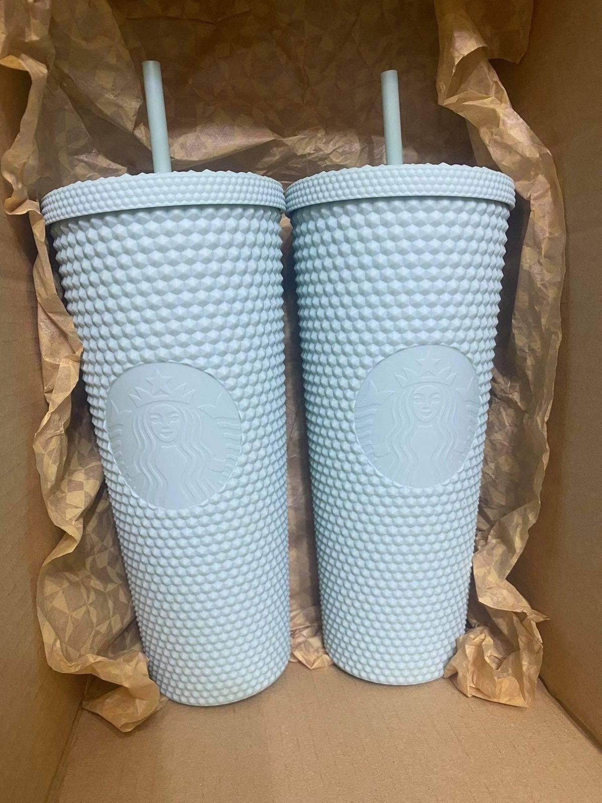 2 Starbucks Philippine Matte Mint Studded NWT