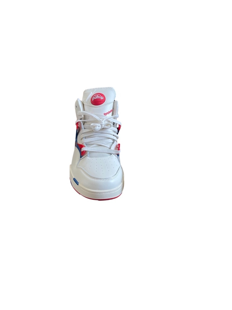 Men's Reebok Basketball Shoes, Size US 11, White/Blue/Red