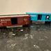 Lot Of 2 - Bachmann Ho Scale - The Rock Boxcar KMT, KRIS MODEL TRAINS, O Scale,