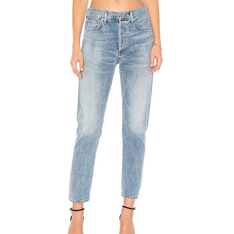 New Citizens Of Humanity Premium Vintage Liya High Rise Classic Fit Crop Jean 25