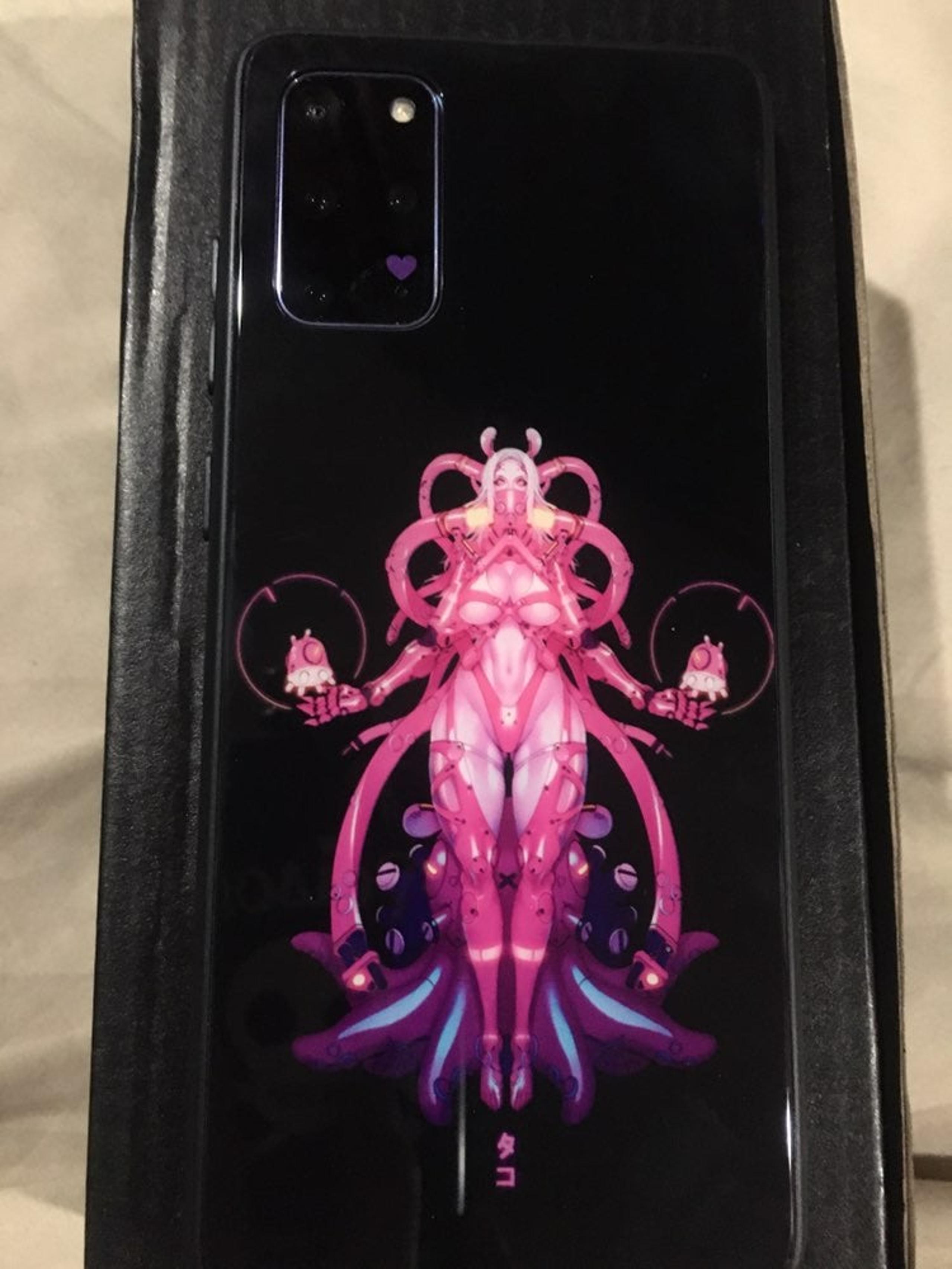 Samsung galaxy s20+ glow phone case