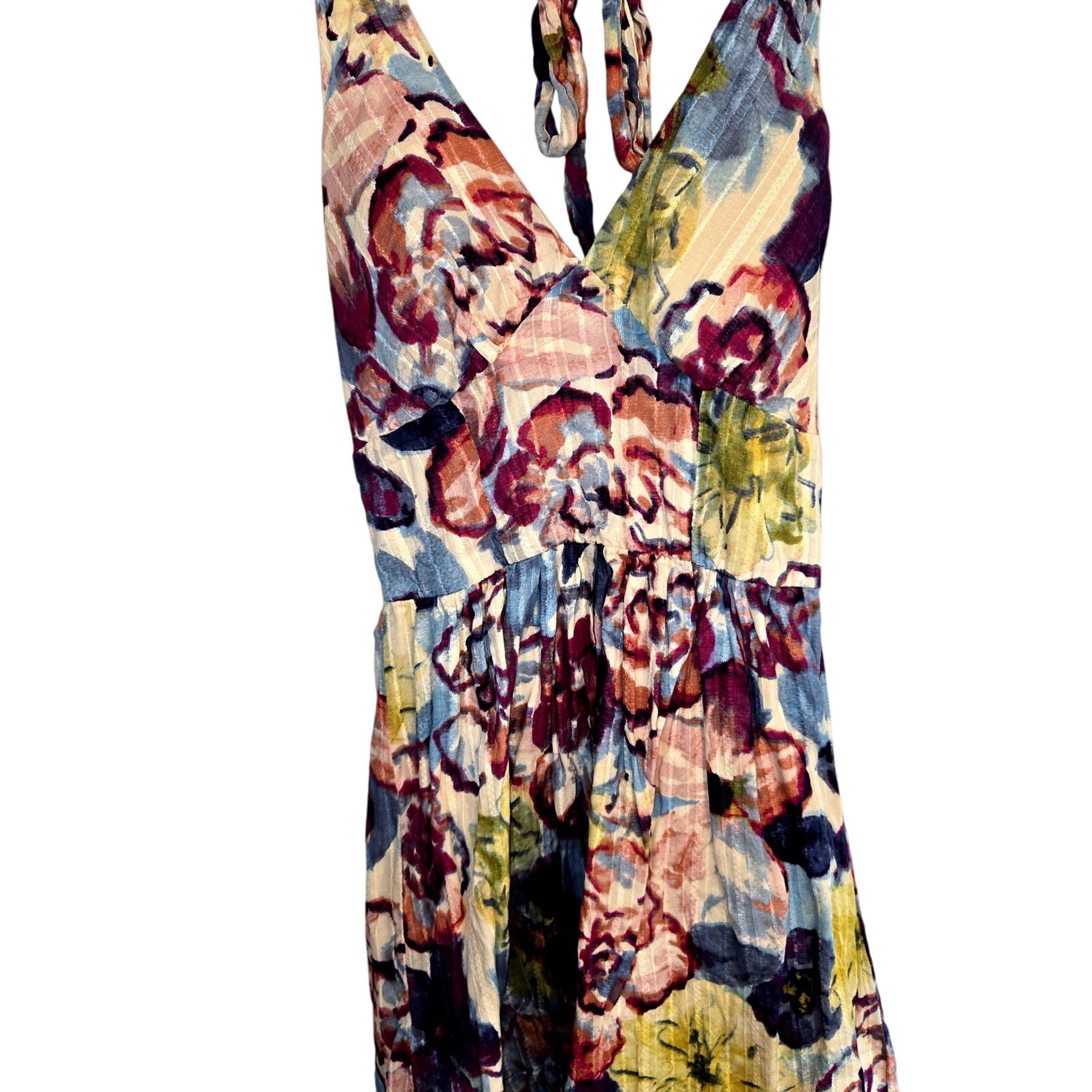 Small Floral Women's Sleeveless Sun Dress Miss Size 4 6 S - Charlotte Russe