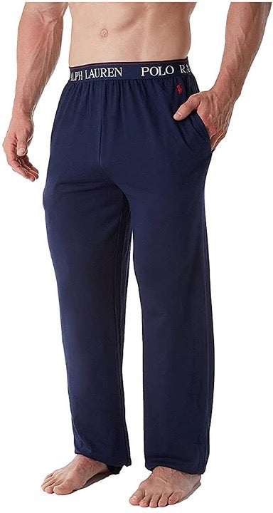 NEW POLO Ralph Lauren MEN BLUE KNIT SUPREME COMFORT PAJAMA LOUNGE PANTS SZ 3XL