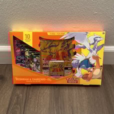 Sealed Pokemon Reshiram & Charizard GX Tag Team Premium Collection Box