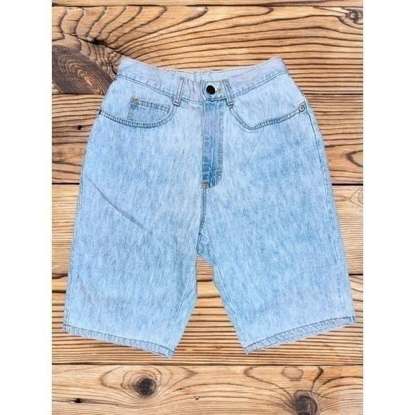 D3 Vtg MR Lee Jean Shorts Size 7 Union Made USA Bermuda Long Skater Baggy
