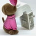 Dachshund Valentine’s Day wall flower plug