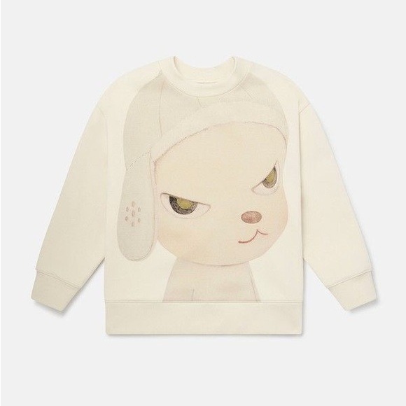 NWT Stella Mccartney Kids Yoshitomo Nara Printed Sweatshirt, Size 12
